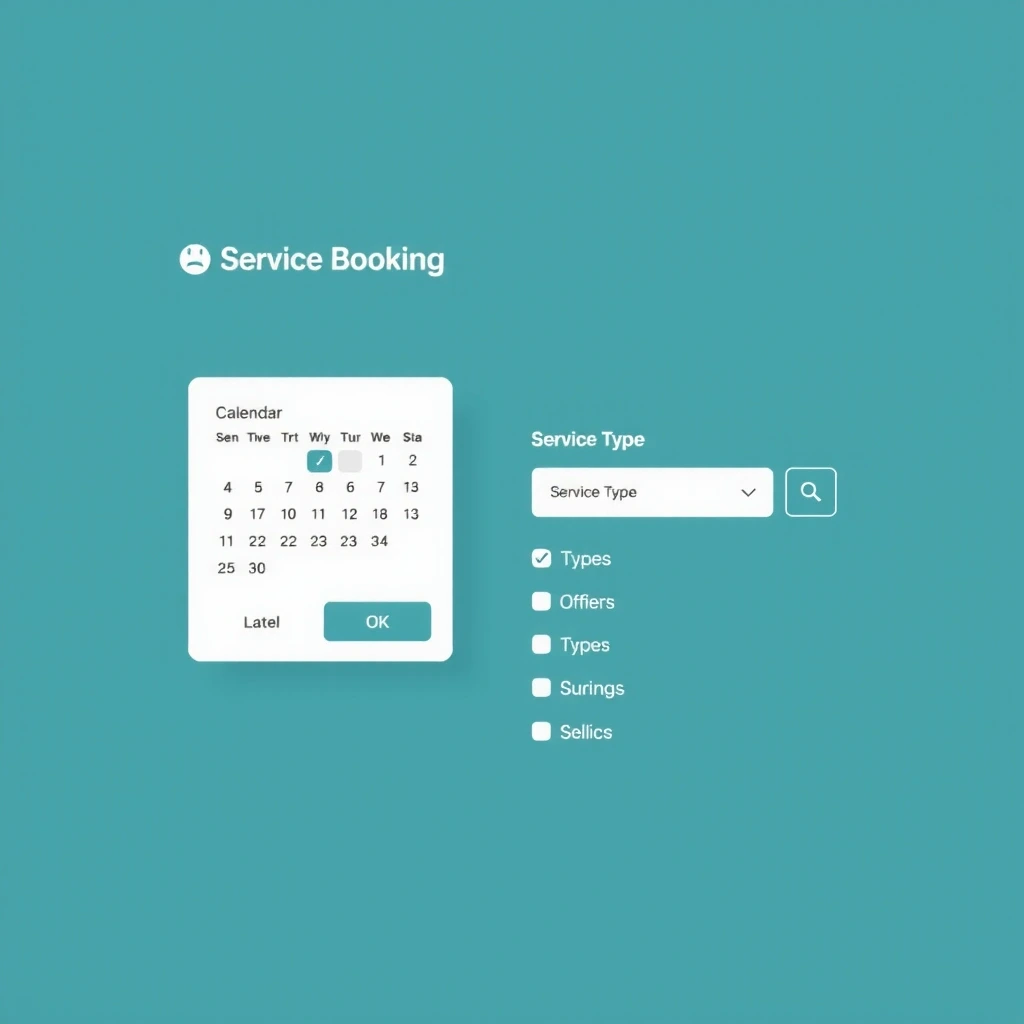 Booking Interface Preview
